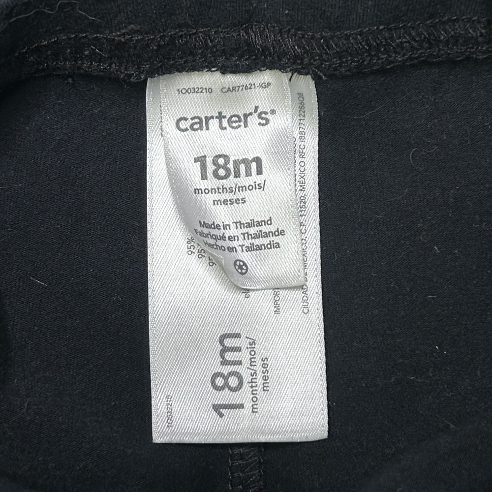 Carter’s Kids Black Basic Leggings - Picture 3 of 5